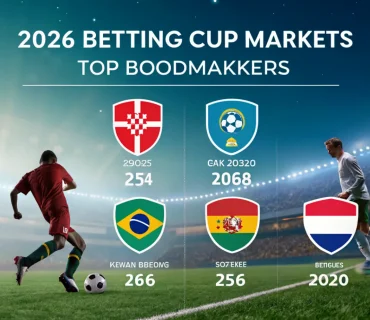 Top bookmakers with the best betting markets for the 2026 World Cup